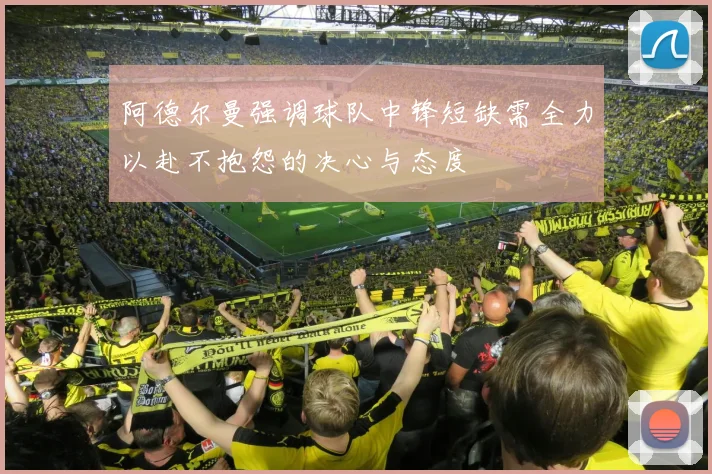 阿德尔曼强调球队中锋短缺需全力以赴不抱怨的决心与态度